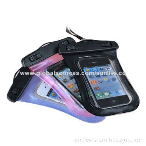 Sunlive colorful hot waterproof pouch dry bags for swimming electronic device